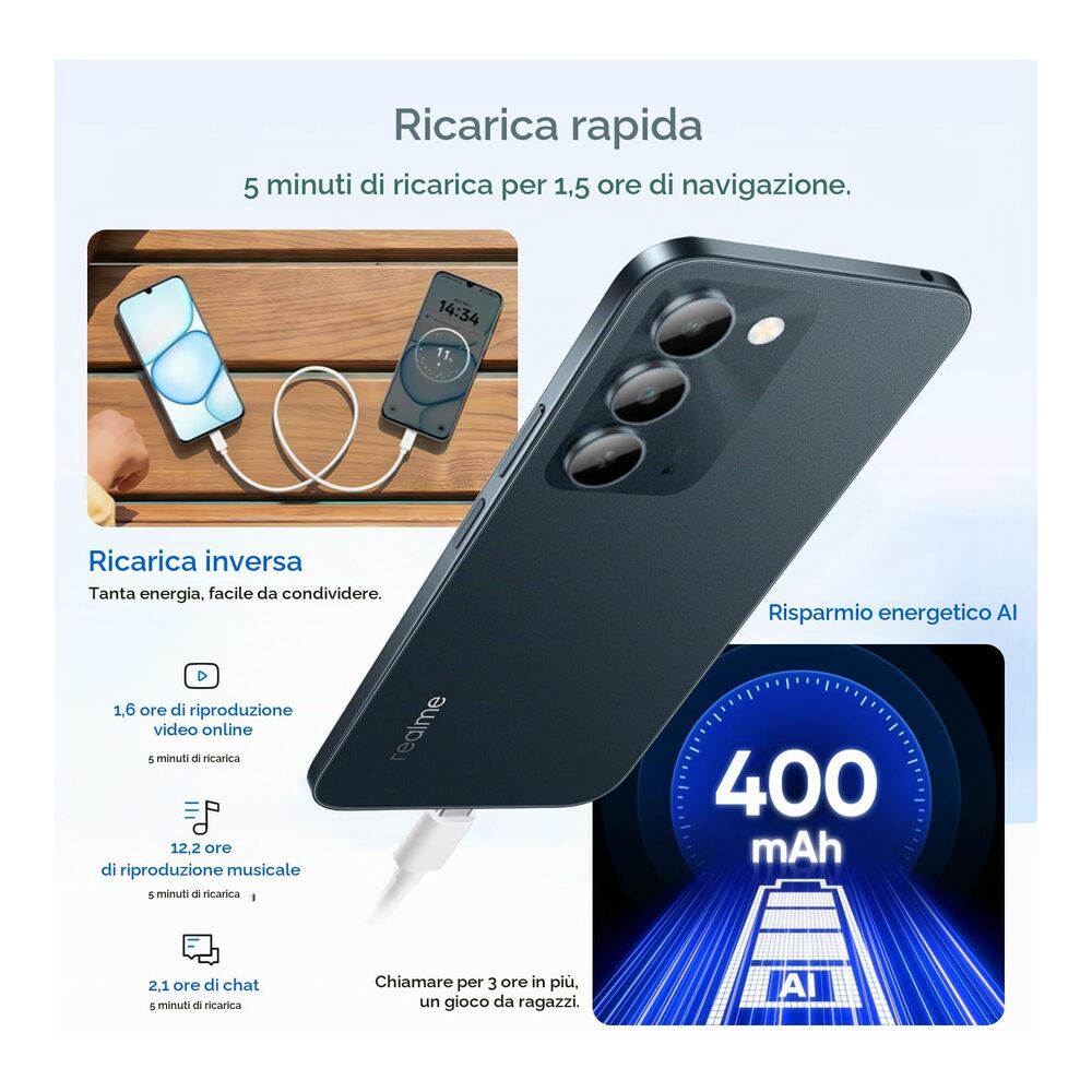 Alternative view of REALME C100 5G 4+128 GB GREEN